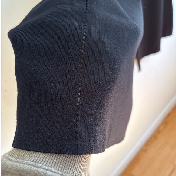 New with Tags Lafayette 148 Black Trousers/Pants Lagenlook Large $598 retail - Picture 3 of 7